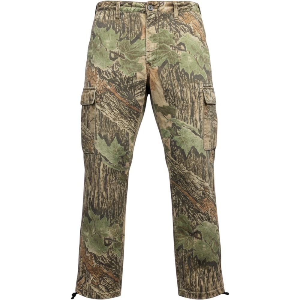 VTG Liberty Realtree Camo Cargo Pants Mens Medium Reg Made In USA Hunting 34x30